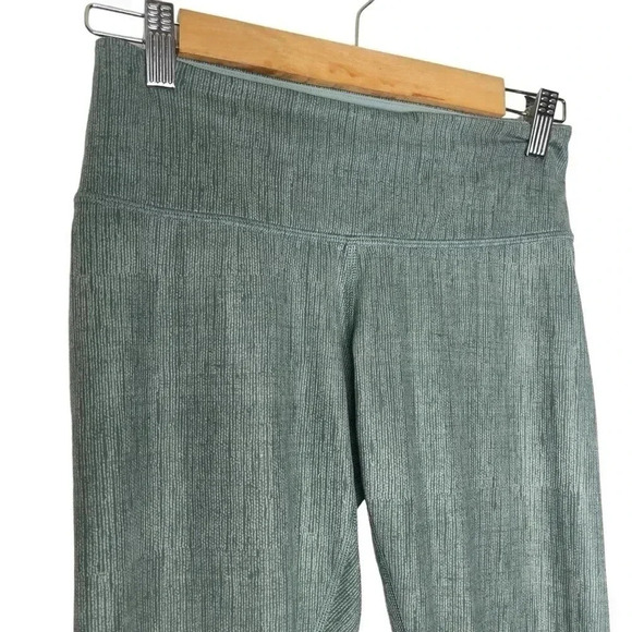 Lululemon Athletica Olive Green Burlap Wunder Under Pants Leggings Size 6 - Picture 8 of 11